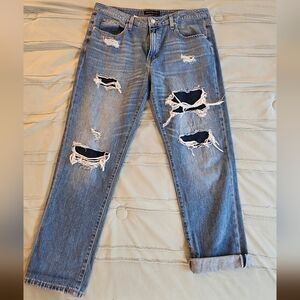 Aeropostale Women's Distressed Boyfriend Jeans Size 14